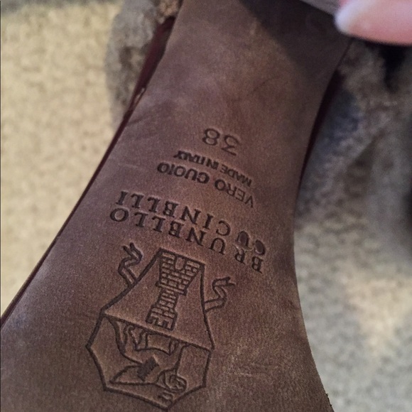 Brunello Cucinelli shoes fabulous fleece lined 38 - Picture 7 of 13